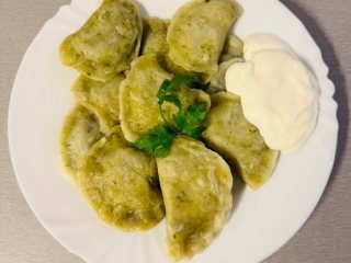 Pierogi ze szpinakiem